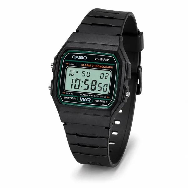 Мужские часы Casio F-91W-3 фото 1