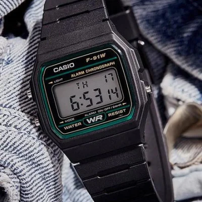 Чоловічий годинник Casio F-91W-3