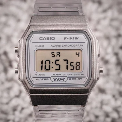 Чоловічий годинник Casio F-91WS-8D