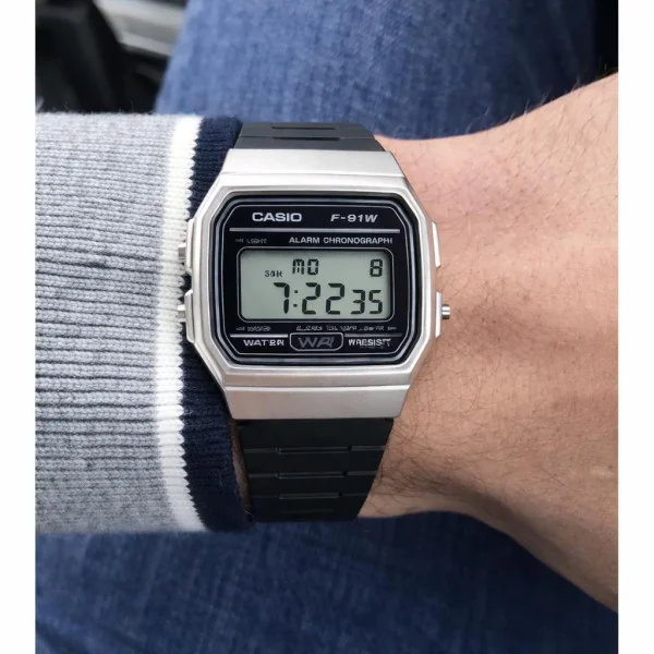 Мужские часы Casio F-91WM-7A фото 5