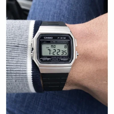 Чоловічий годинник Casio F-91WM-7A