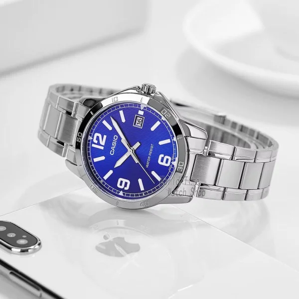 Чоловічий годинник Casio MTP-V004D-2B фото 5