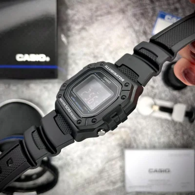 Чоловічий годинник Casio W-218H-1B
