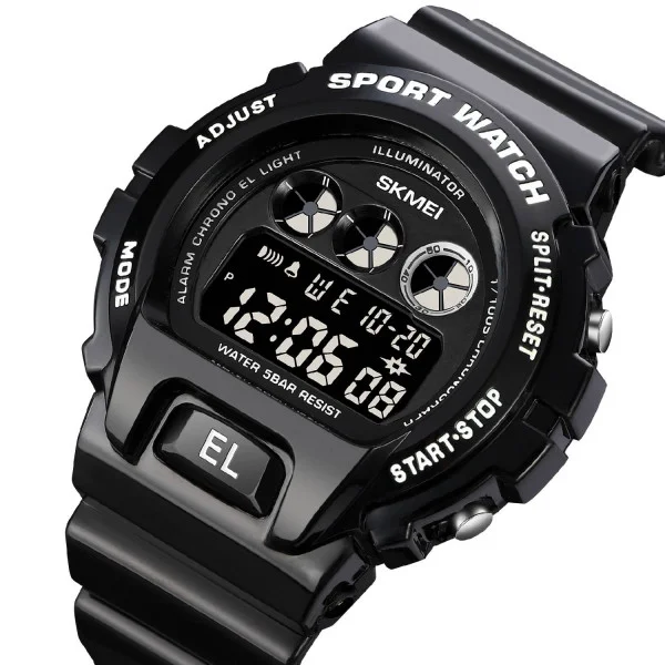 Чоловічий годинник Skmei 1813BK Black фото 4