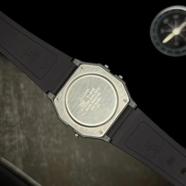 Мужские часы Casio F-91WM-1B фото 6