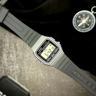 Чоловічий годинник Casio F-91WM-1B