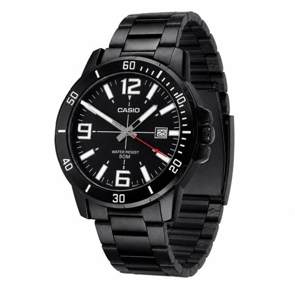 Чоловічий годинник Casio MTP-VD01B-1B фото 1