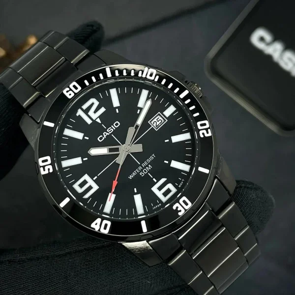 Чоловічий годинник Casio MTP-VD01B-1B фото 5
