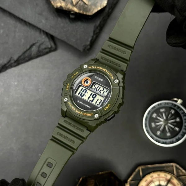 Мужские часы Casio W-216H-3B фото 6