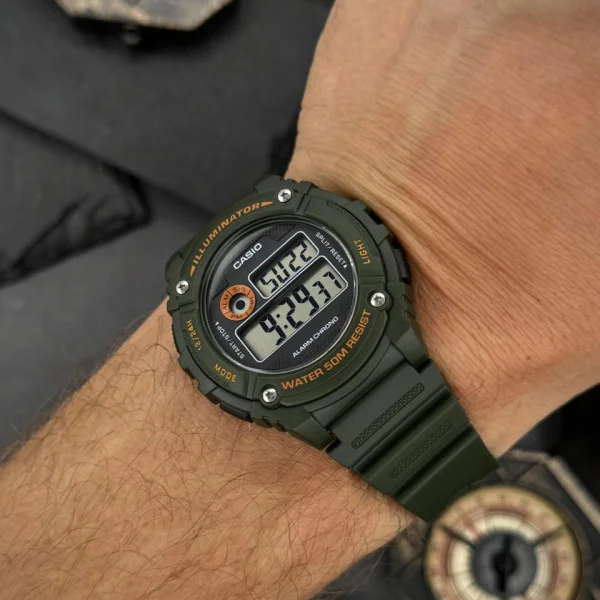 Мужские часы Casio W-216H-3B фото 8