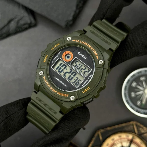 Мужские часы Casio W-216H-3B фото 9
