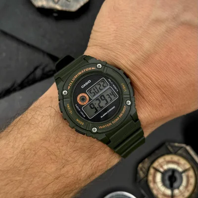 Чоловічий годинник Casio W-216H-3B