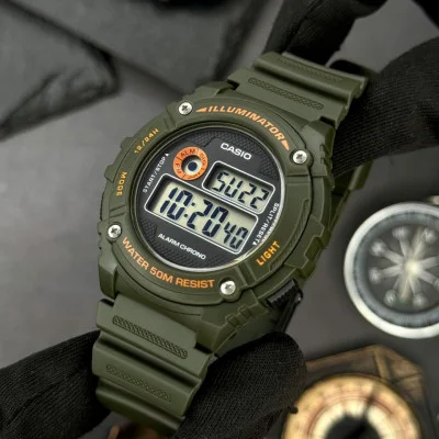 Чоловічий годинник Casio W-216H-3B