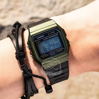 Чоловічий годинник Casio F-91WM-3A