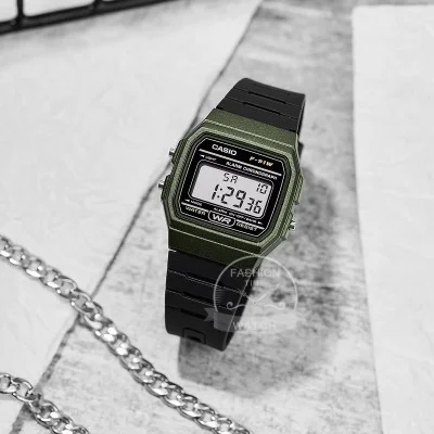 Чоловічий годинник Casio F-91WM-3A