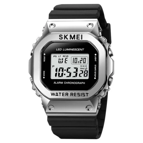 Наручний годинник Skmei 1851SIBK Silver Black фото 1