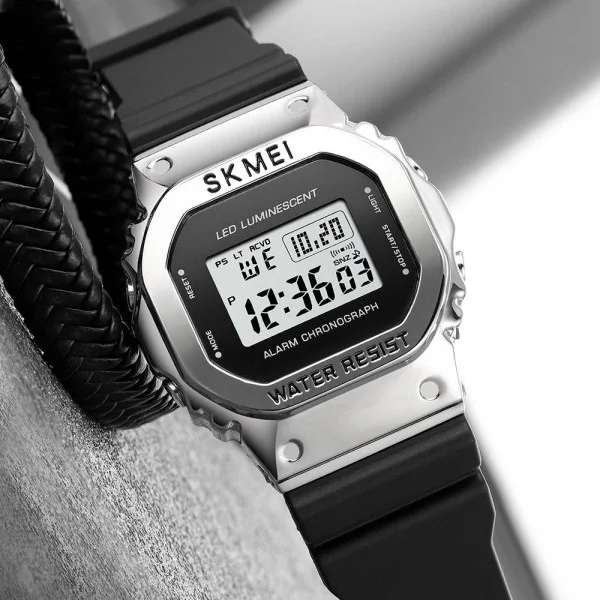 Наручний годинник Skmei 1851SIBK Silver Black фото 5