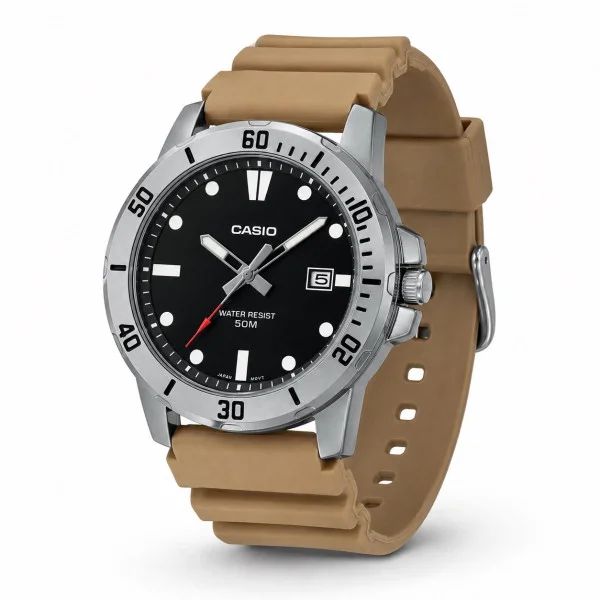 Чоловічий годинник Casio MTP-VD01-5E фото 1