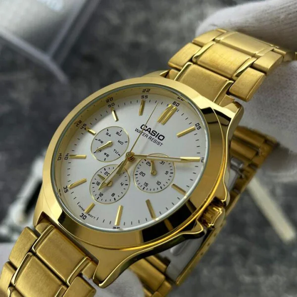 Чоловічий годинник Casio MTP-V300G-7A фото 5