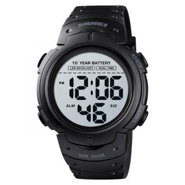 Чоловічий годинник Skmei 1560BK Black фото 1