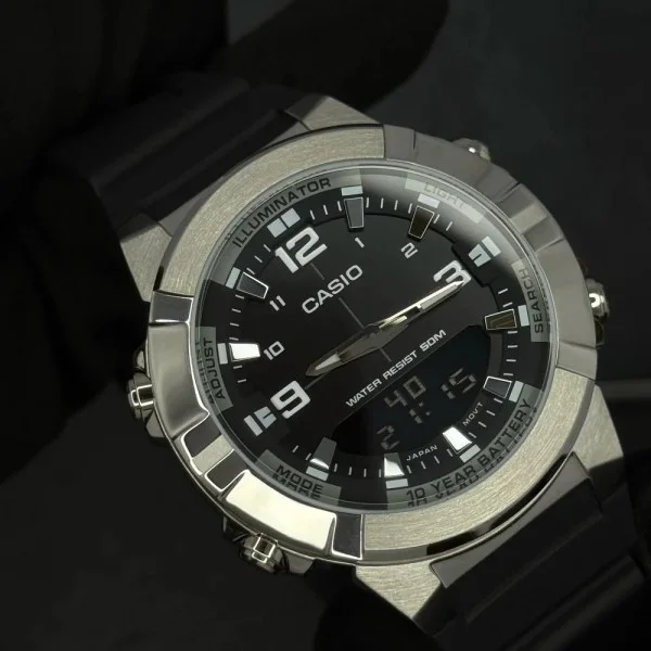 Чоловічий годинник Casio AMW-870-1A фото 5