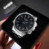 Класичний Чоловічий годинник Casio AMW-880D-1A стальний, водонепроникний, Японія фото 4