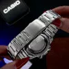 Класичний Чоловічий годинник Casio AMW-880D-1A стальний, водонепроникний, Японія фото 7