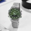 Мужские часы Casio AMW-880D-3A стальные, водонепроницаемые, Япония. фото 3