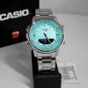Мужские часы Casio AMW-880D-2A2 стальные, водонепроницаемые, Япония. фото 8