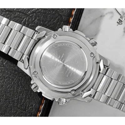 Чоловічий годинник Casio AMW-880D-2A2 стальний, водонепроникний, Японія