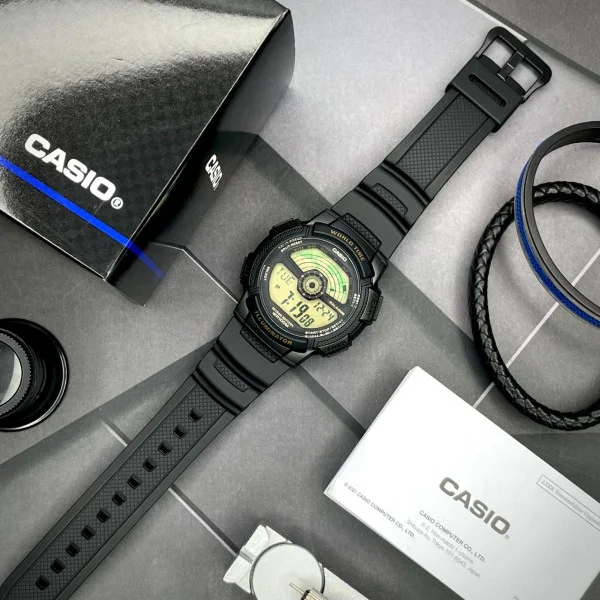 Мужские часы Casio AE-1100W-1B фото 3