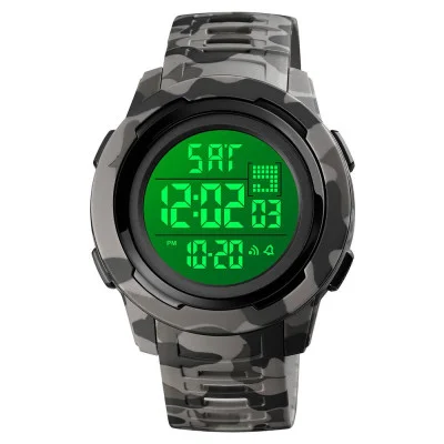 Чоловічий годинник Skmei 1731CMGYWT Camo gray White