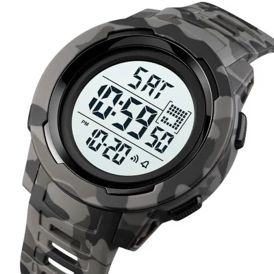 Мужские часы Skmei 1731CMGYWT Camo gray White
