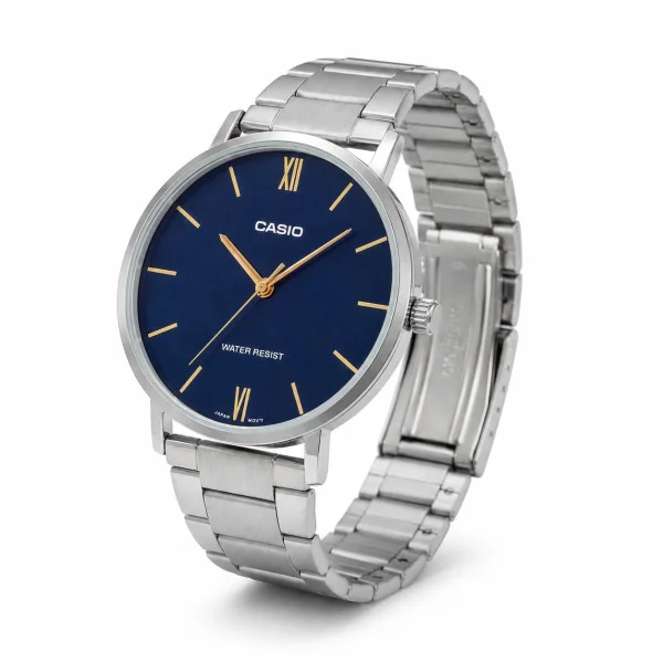 Чоловічий годинник Casio MTP-VT01D-2B фото 1