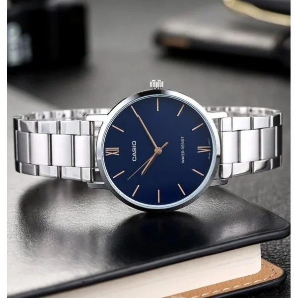 Чоловічий годинник Casio MTP-VT01D-2B фото 3