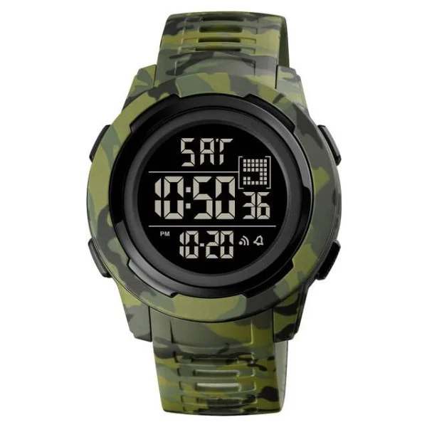 Чоловічий годинник Skmei 1731CMGNBK Camo Green Black фото 1