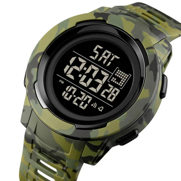 Чоловічий годинник Skmei 1731CMGNBK Camo Green Black фото 3