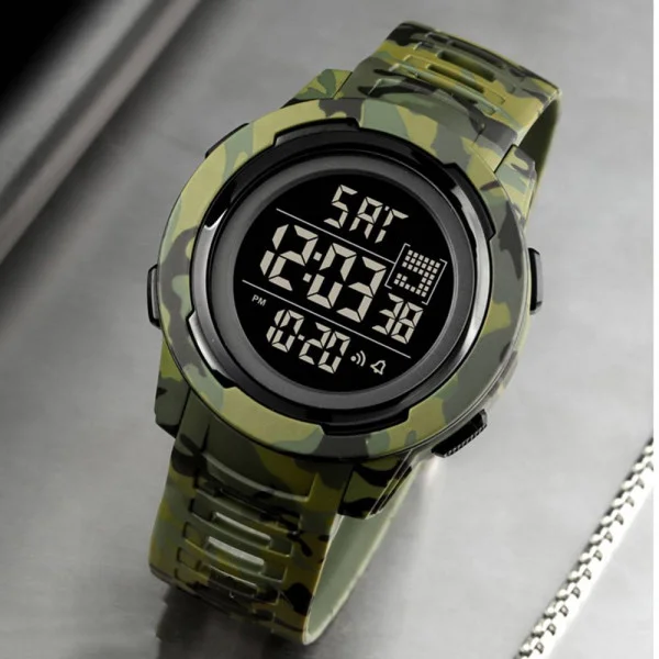 Чоловічий годинник Skmei 1731CMGNBK Camo Green Black фото 5
