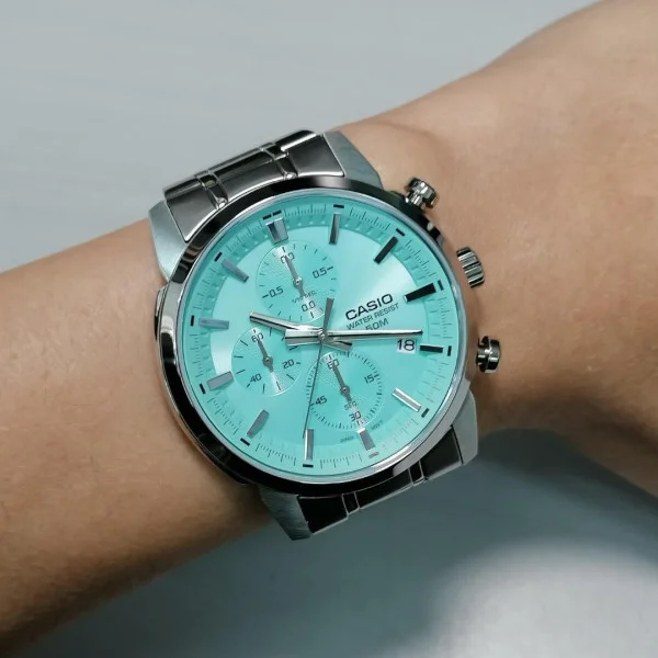 Чоловічий годинник Casio MTP-E510D-2A фото 4