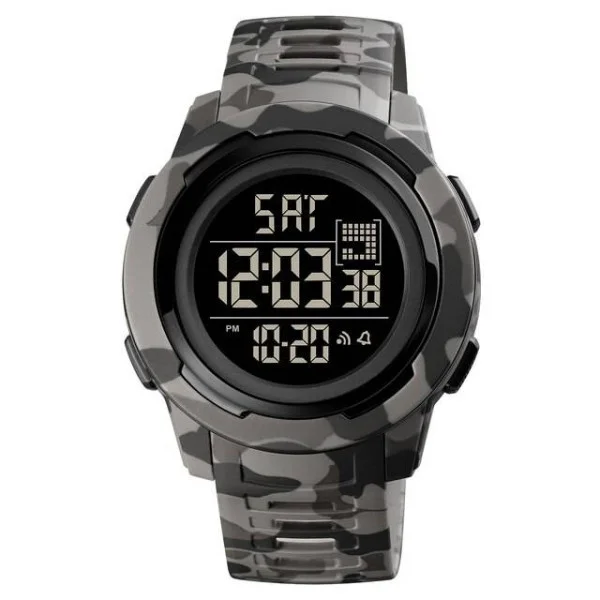 Мужские часы Skmei 1731CMGYBK Camo gray Black фото 1