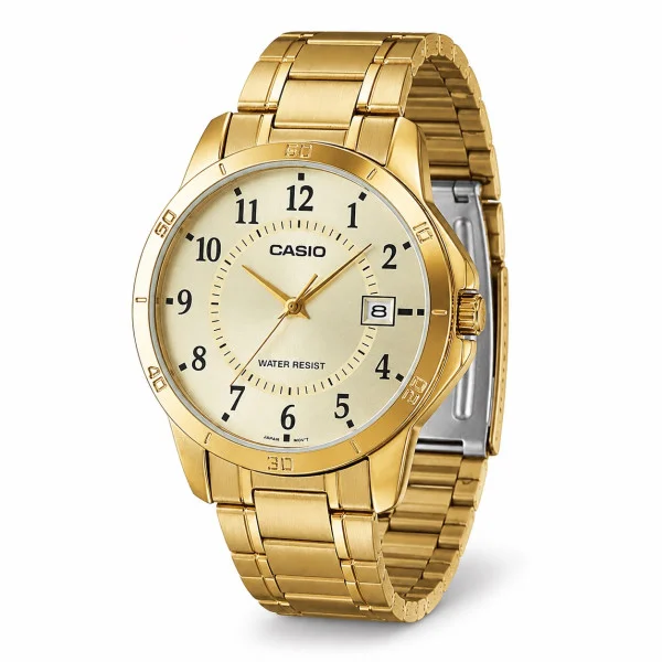 Чоловічий годинник Casio MTP-V004G-9B фото 1