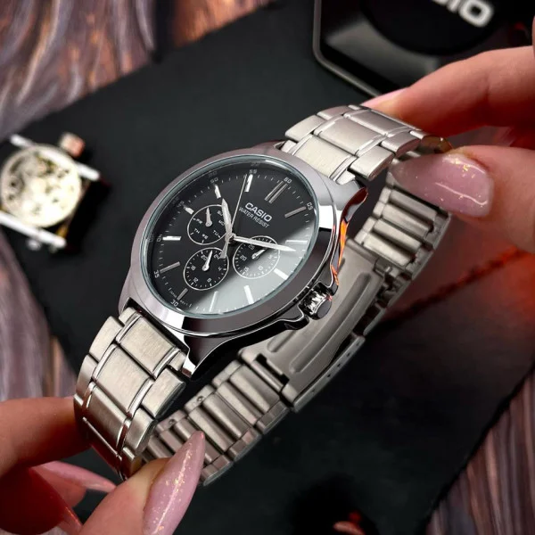 Чоловічий годинник Casio MTP-V300D-1A фото 8