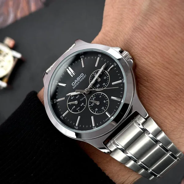 Чоловічий годинник Casio MTP-V300D-1A фото 9