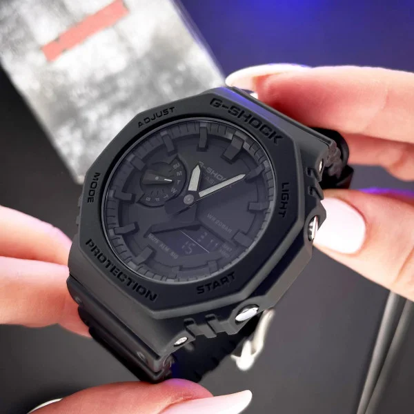 Мужские часы G-SHOCK Casio GA-2100-1A1 фото 6