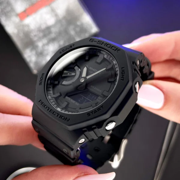 Мужские часы G-SHOCK Casio GA-2100-1A1 фото 7