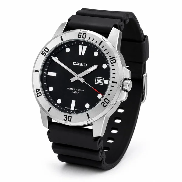 Чоловічий годинник Casio MTP-VD01-1E фото 1
