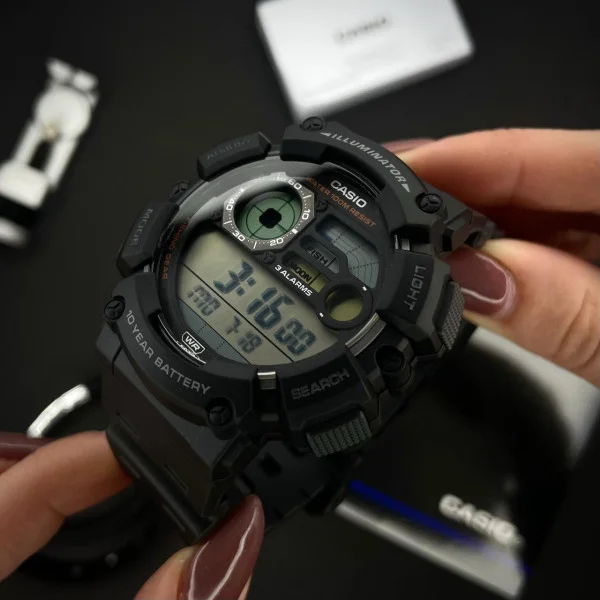 Мужские часы Casio WS-1500H-1A фото 6