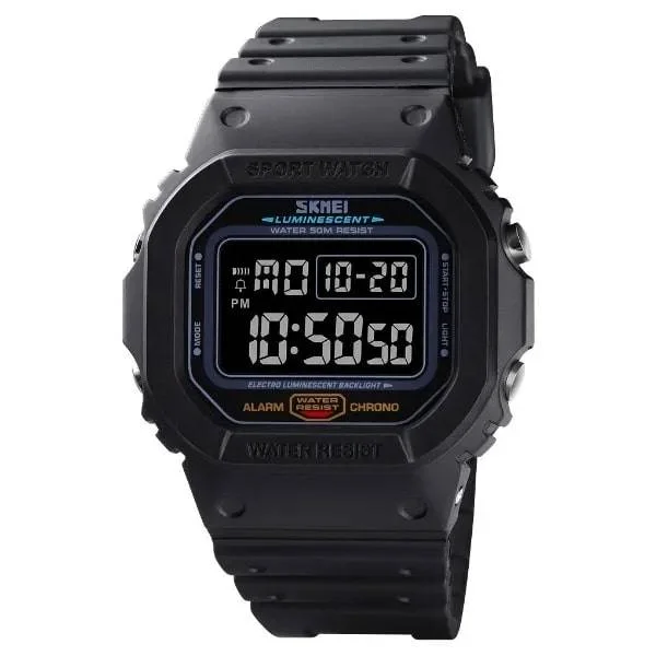 Чоловічий годинник Skmei 1554BK Black фото 1