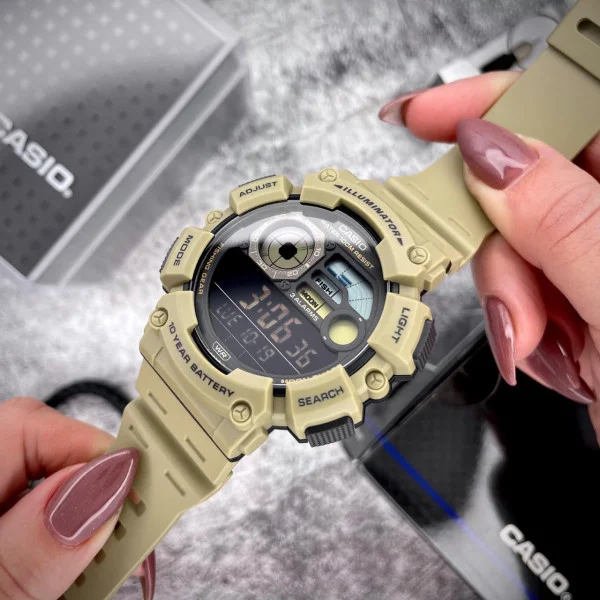 Чоловічий годинник Casio WS-1500H-5B фото 3