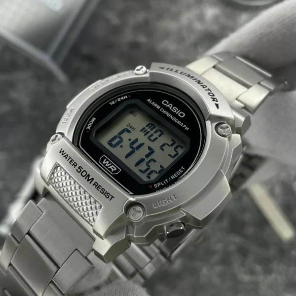 Мужские часы Casio W-219HD-1A фото 4